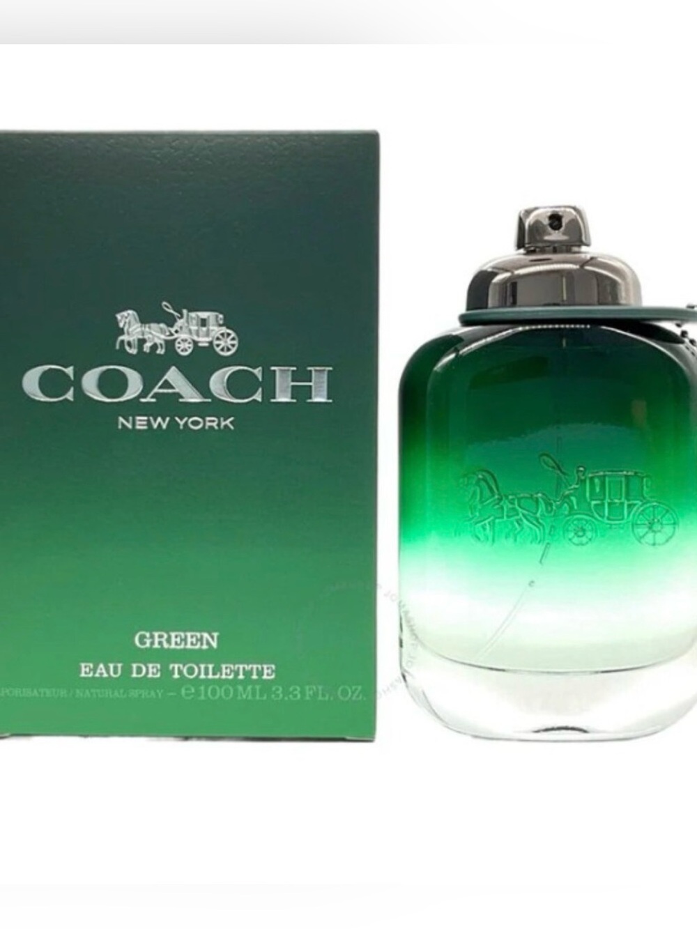 NIB Coach NY GREEN For Men E.D.T 100ML/3.3FL OZ-Sealed